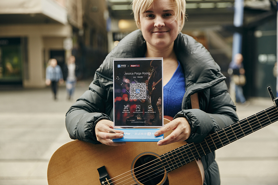 Alipay brings digital payments to Melbourne’s buskers