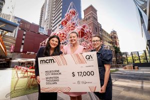 QV Melbourne’s Christmas Tree lights up the City for a cause