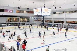 Macquarie Centre Ice Rink reopens after seven-month rebuild